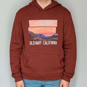 Boys XL (14-16) old navy maroon sweatshirt